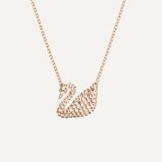 Swan Diamond Pendant