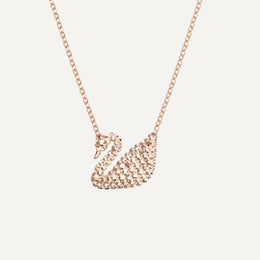 Swan Diamond Pendant