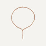 Serpenti Full Paved Diamond Necklace