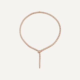 Serpenti Full Paved Diamond Necklace