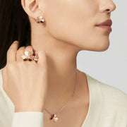 Frivole 1 Flower Diamond Earrings