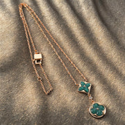 Color Blossom Malachite Pendant