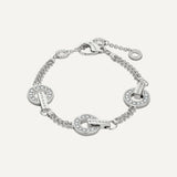 Halo Openwork Diamond Bracelet