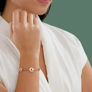 Halo Openwork Diamond Bracelet