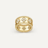 Pearlux Clover Diamond Ring
