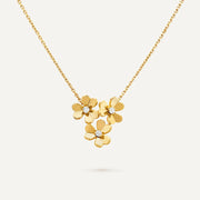 Frivole 3 Flowers Diamond Pendant