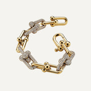 Hardwear Large Link Paved Diamond Bracelet