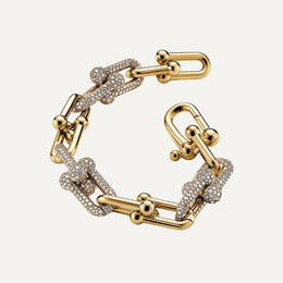 Hardwear Large Link Paved Diamond Bracelet