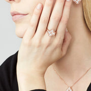 Clover Diamond Ring