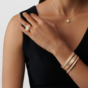 Pearlux Clover Diamond Bangle