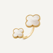 The Twin Alhambra Mother Of Pearl Ring