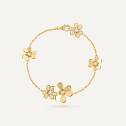 Frivole 5 Flowers Diamond Bracelet