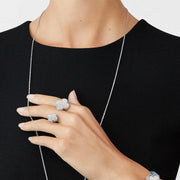 Twin Alhambra Diamond Ring