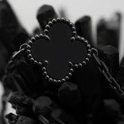 Clover 5 Motifs Bracelet Black