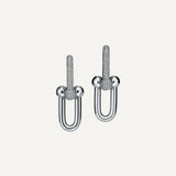 Link Diamond Earrings