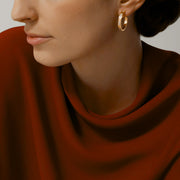 Love Diamond Paved Earrings