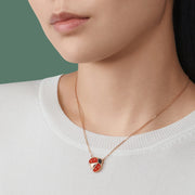 Lady Bug Open Wings Pendant
