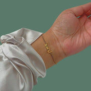 YSL Logo Monogram Bracelet