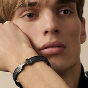 Clic H Bracelet Black