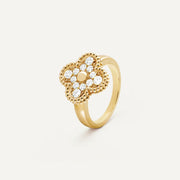 Clover Diamond Ring