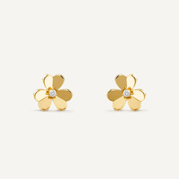 Frivole 1 Flower Diamond Earrings