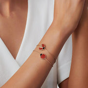 Lady Bug Open Wings Bracelet