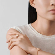 Scarlet Clover Reversible Ring