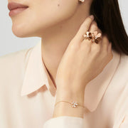 Frivole Twin Flower Diamond Ring